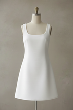 White dress close-up detail