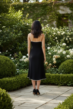 Zariah dress back - garden backdrop